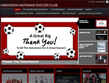 Tablet Screenshot of amsoccer.org